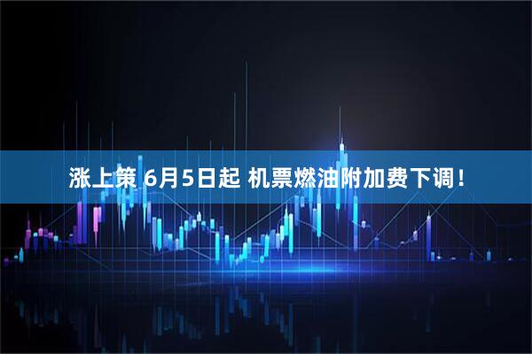 涨上策 6月5日起 机票燃油附加费下调！