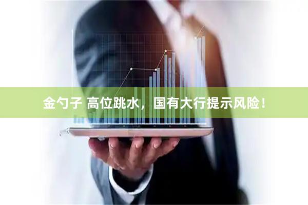 金勺子 高位跳水，国有大行提示风险！